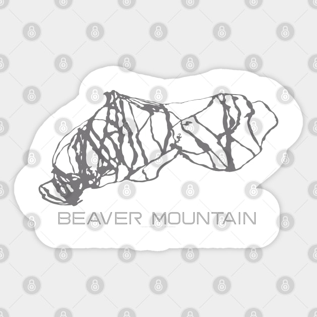 Beaver Mountain Ski Resort 3D Sticker by Mapsynergy